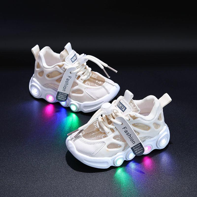 (LOLI-JKT) L99 SEPATU LED TRANSPARAN 2 WARNA SIZE 21-30 BAGUS BANGAT