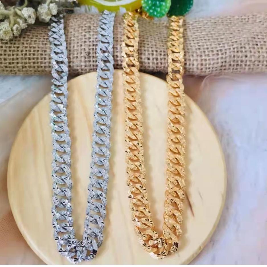 Terbagus.. Kalung Sisik Naga Lapis Emas Perhiasan Fashion