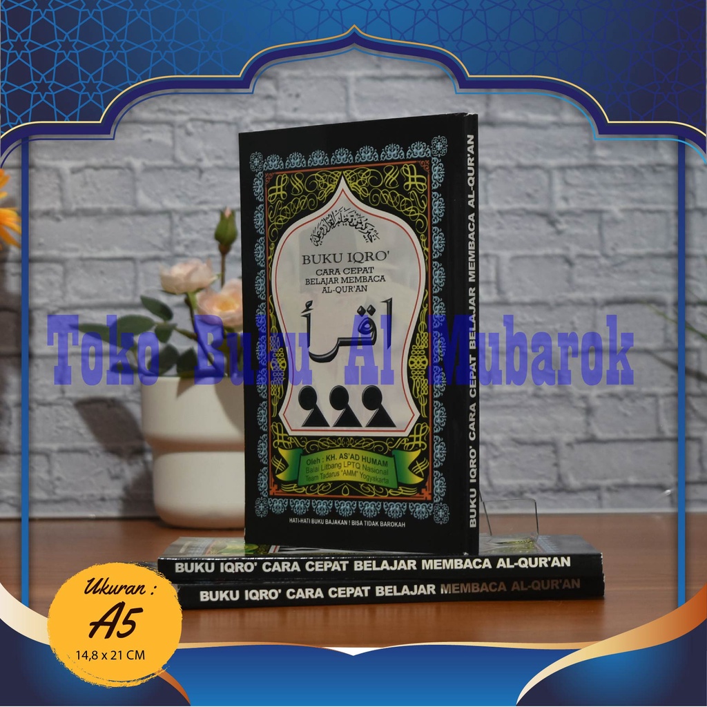 Buku iqro besar anak iqra besar bendel 1-6 HVS iqro Anak | IQRO BENDEL BESAR GROSIR