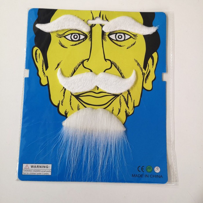 KMBG 1 set kumis dan jenggot palsu bangsawan gentleman mainan prank