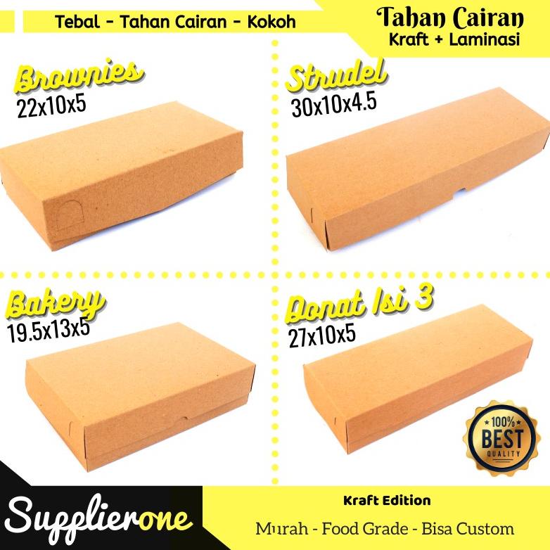 Dus Brownies / Box Brownies / Kemasan Brownies / Dus Brownis / Box Brownis / Dus Donat / Dus