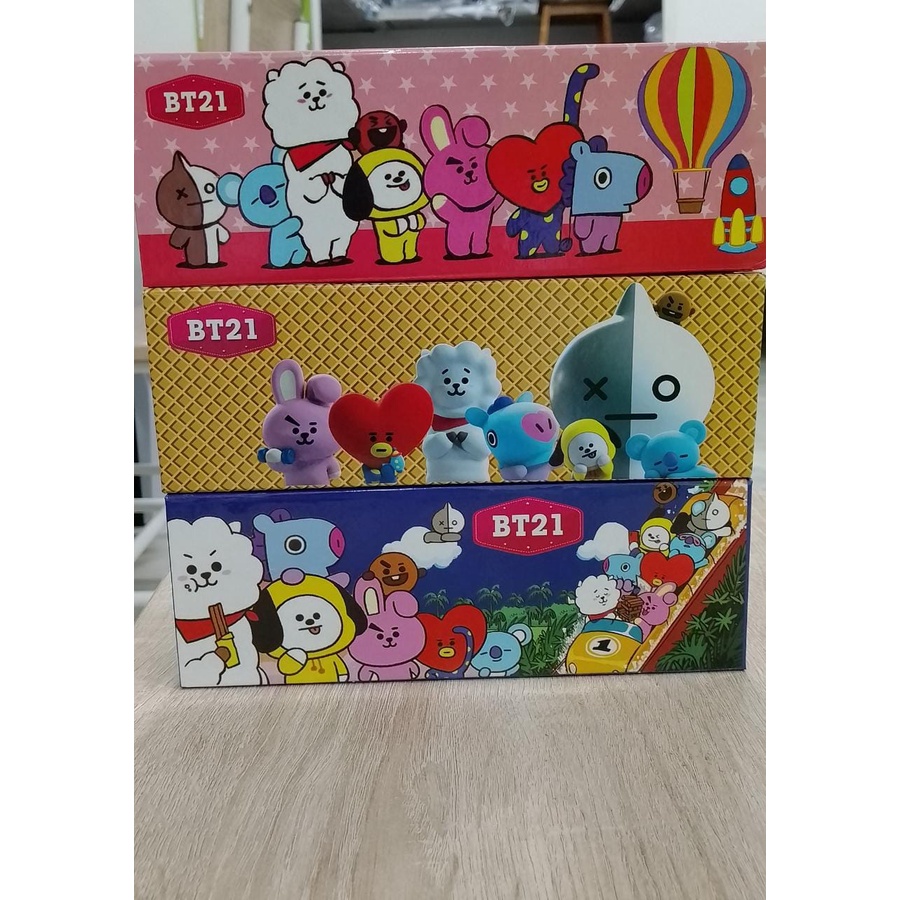 KOTAK PENSIL MAGNET BT21 TEMPAT PENSIL BT HARGA TERMURAH KUALITAS PREMIUM READY 6 VARIANT LUCU UNIK