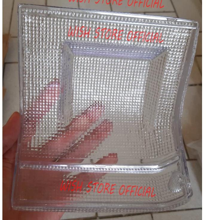 Sedang Trend Mika Kaca Lampu Sein Sen Toyota Kijang Super KF40 KF50 Mika Rating Corner Lens Putih La