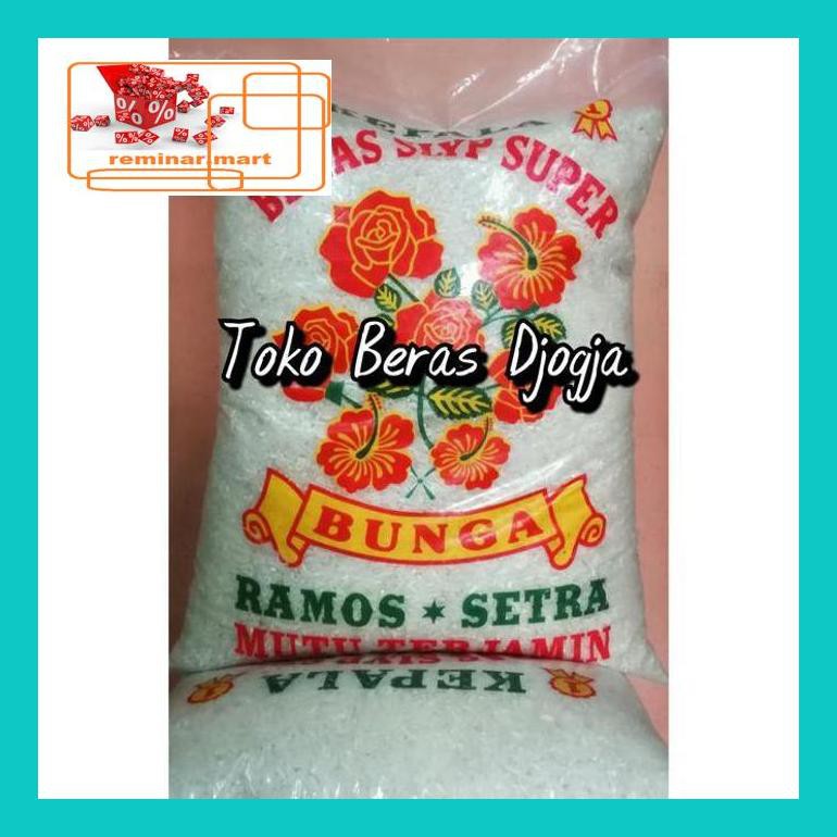 

S0Bers Beras Cap Bunga 5Kg Medium Ric0S50B