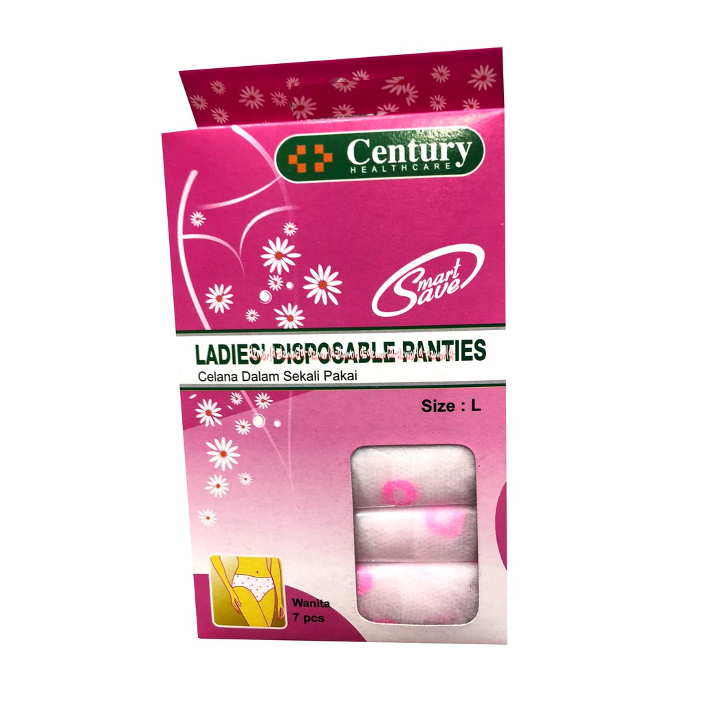 Century Ladies Disposable Panties Celana Dalam Sekali Pakai Underwear Wanita