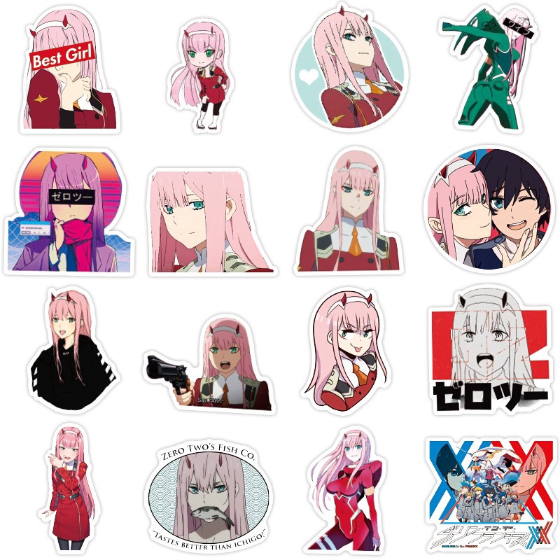 DF001 – Sticker / Stiker / Alat Tulis Anime Manga Cosplay Jepang Darling In The Franxx