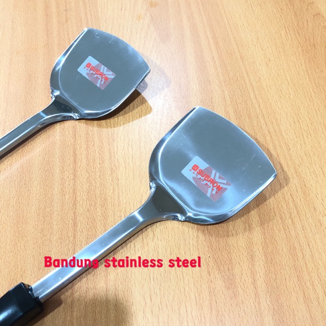 Susuk sutil spatula stainless steel murah gagang plastik 210