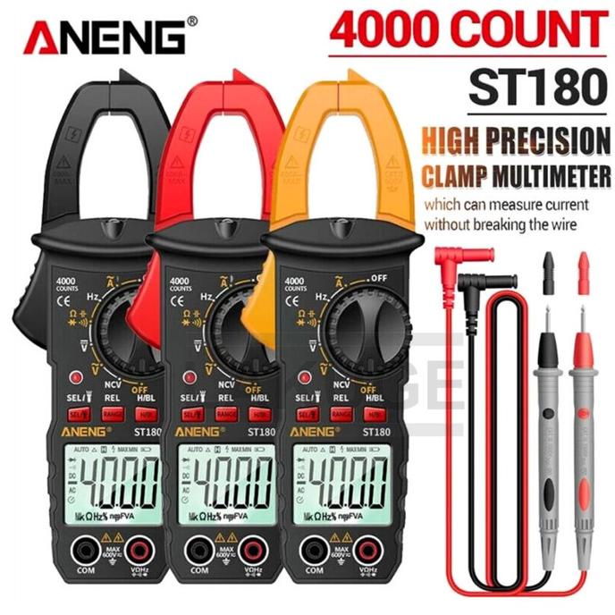 ANENG ST180 Digital Clamp Multimeter Tang Ampere 4000 Count