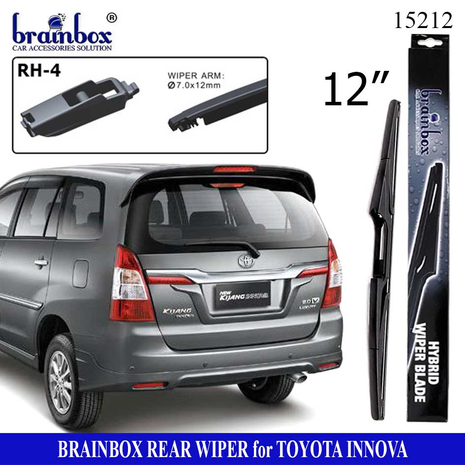 HIGH QUALITY Rear Wiper Blade Innova Wiper Belakang Kaca Mobil Karet Pembersih Kaca Mobil Wiper Kaca