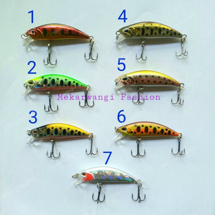 Promo Lure UL Minow - Replika Duo Ryuki - Bukan Relix WTD Poper Gomoku - No.4 Keren
