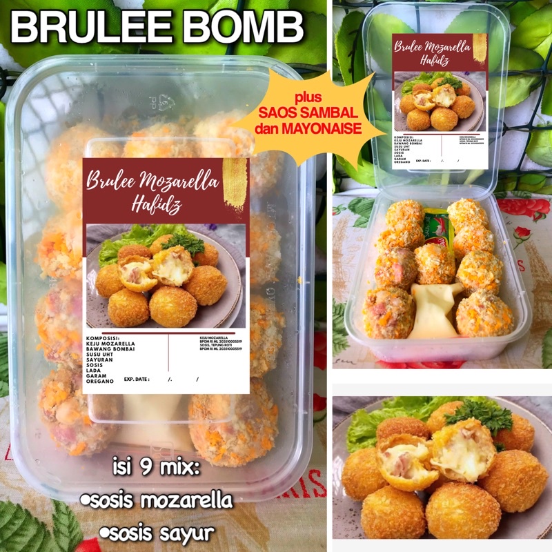 Brulee Bomb Brulle Mozarella isi 9 mix