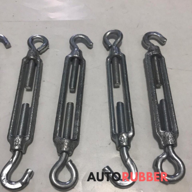 Span Skrup Turnbuckle Galvanis Kawat Sling 6 Mm Jarum Keras