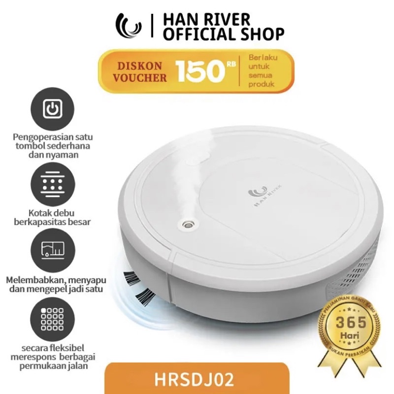 HAN RIVER Vacuum Cleaner Putih