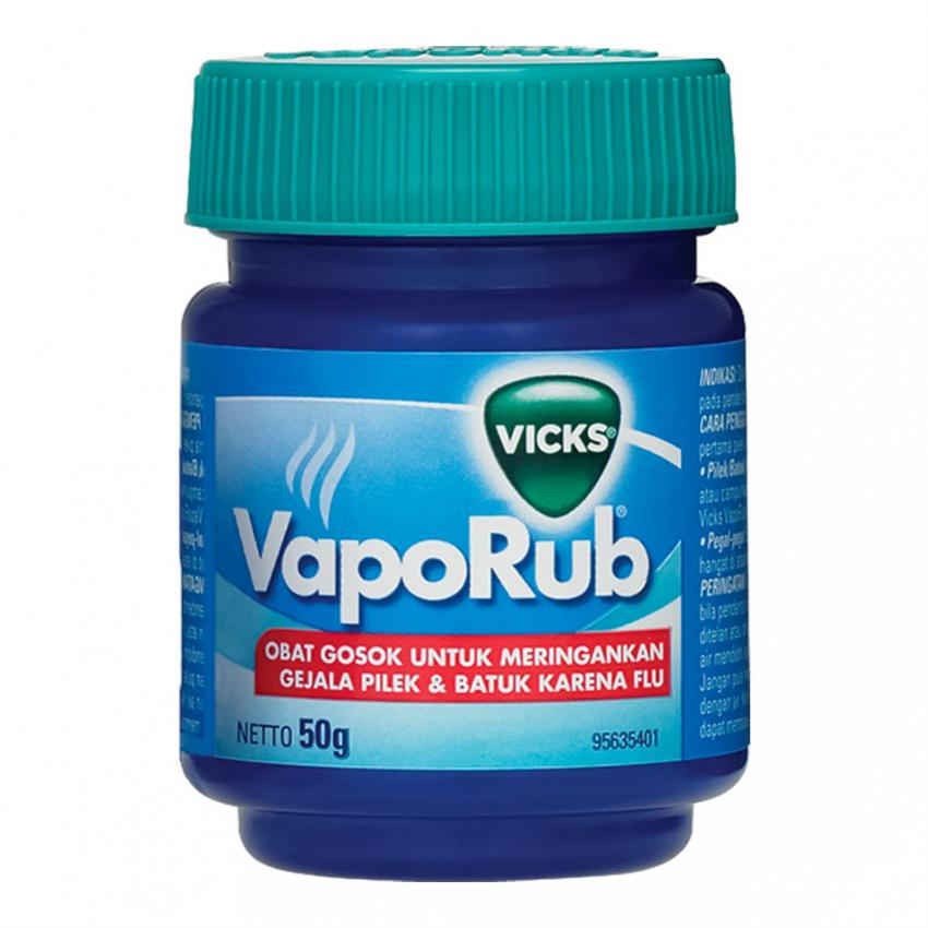 VICKS VAPORUB 50 GRAM MERINGANKAN GEJALA FLU HIDUNG TERSUMBAT