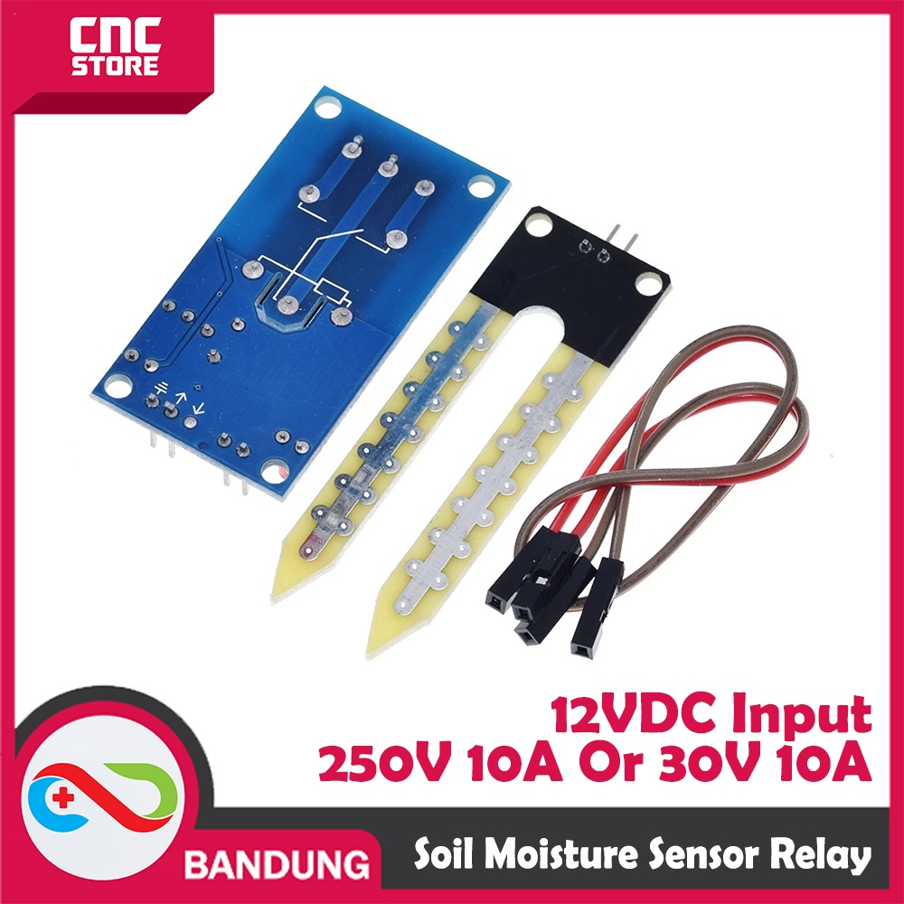 SOIL MOISTURE SENSOR RELAY CONTROL MODULE 12V