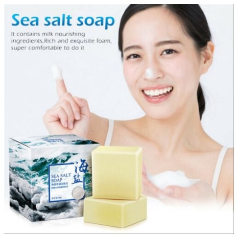 SABUN JERAWAT SABUN KULIT GATAL SEA SALT ORIGINAL MENGHILANGKAN JERAWAT DIPUNGGUNG