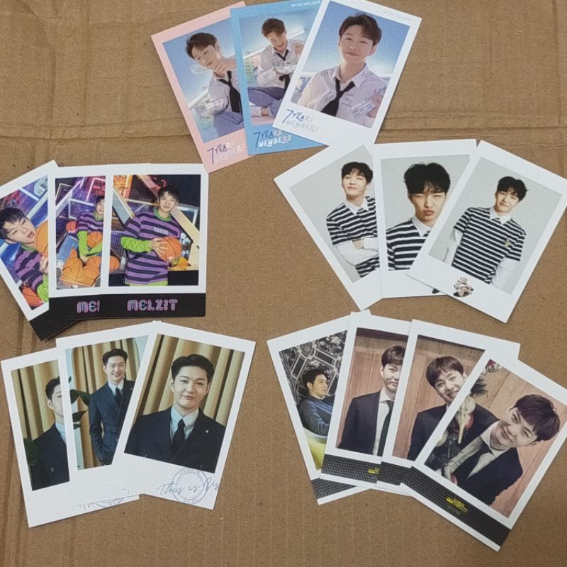 BTOB LEE CHANGSUB POLAROID OFFICIAL THIS IS US MELZIT PLAYGROUND 7YEARS7MEMBERS OUR CONCERT EUNKWANG