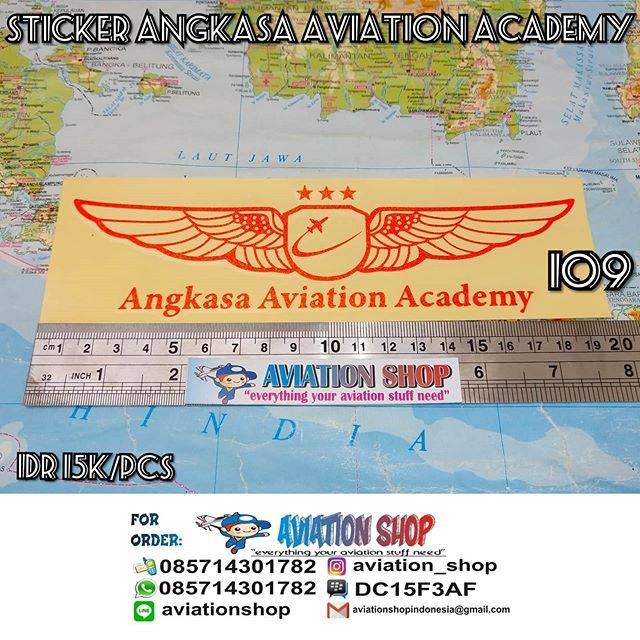 

Sticker stiker Angkasa Aviation Academy