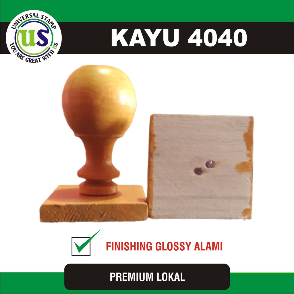

Gagang Stempel Kayu 4040