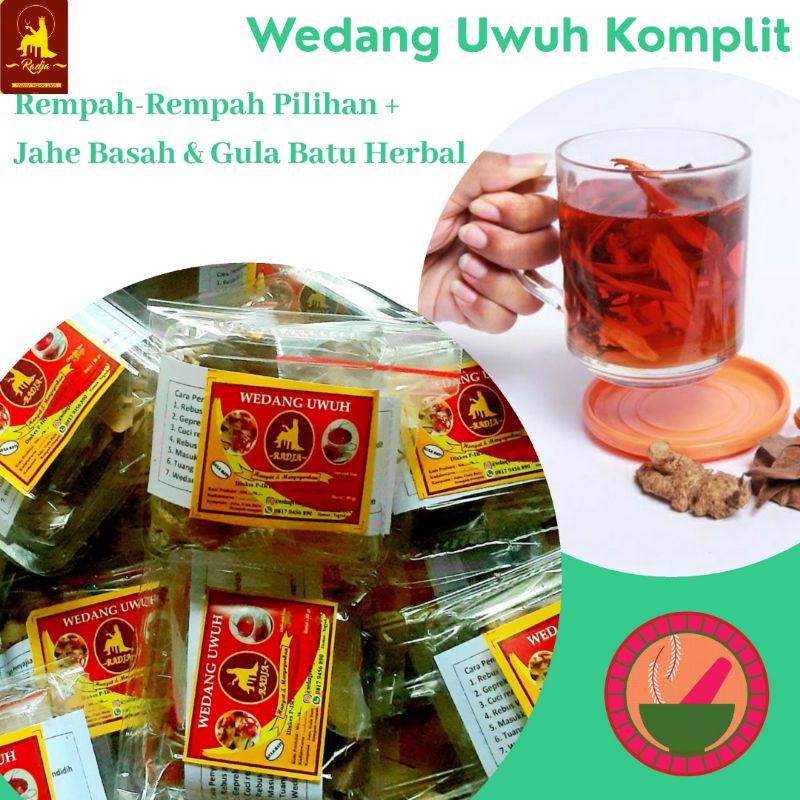 Jual Premium Wedang Uwuh Rempah Komplit Premium Khas Jogjakarta Gula Batu Herbal Radja 7760