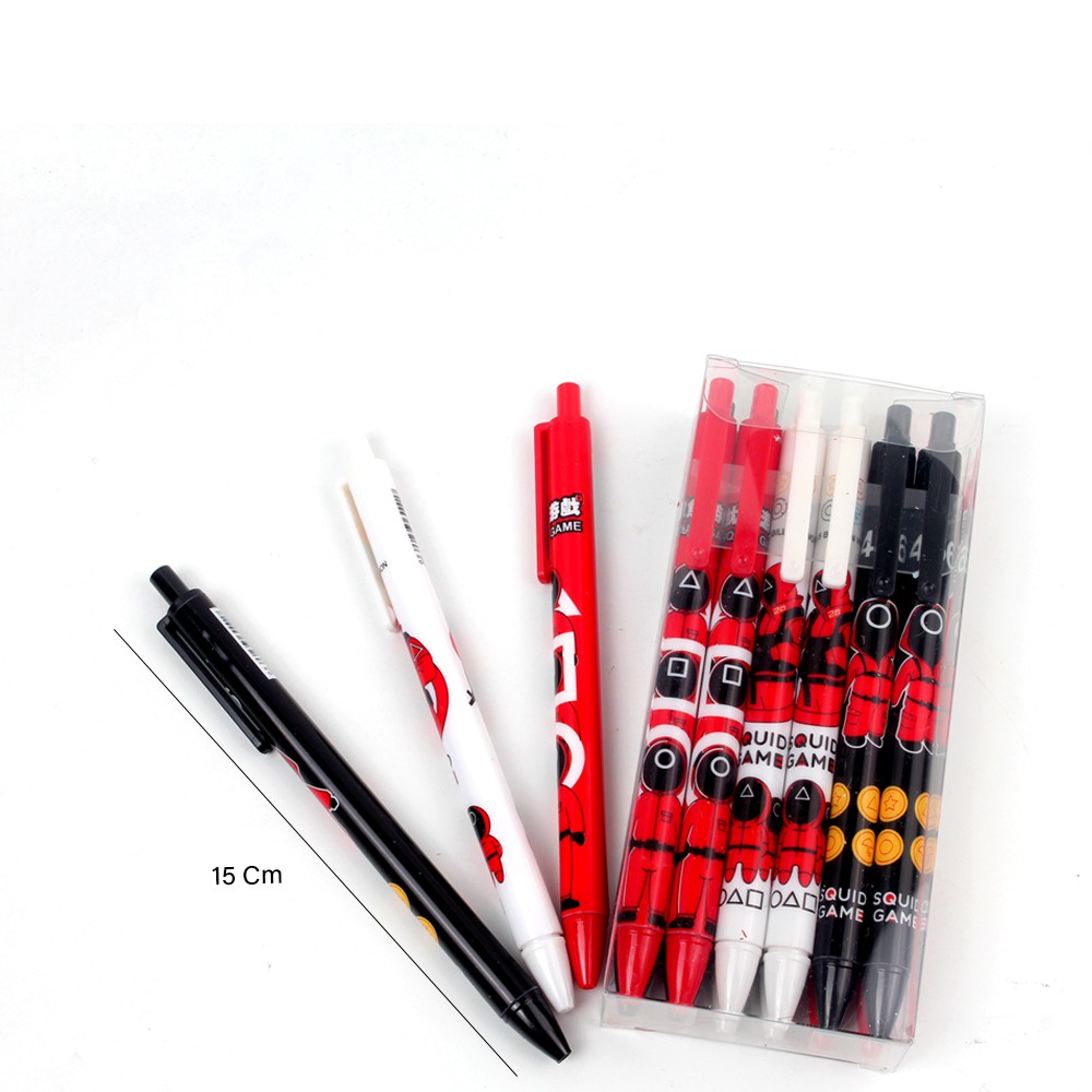 

12pcs Pulpen Cetek Squid Game 89060 / 1pack Pulpen Cetek Fancy