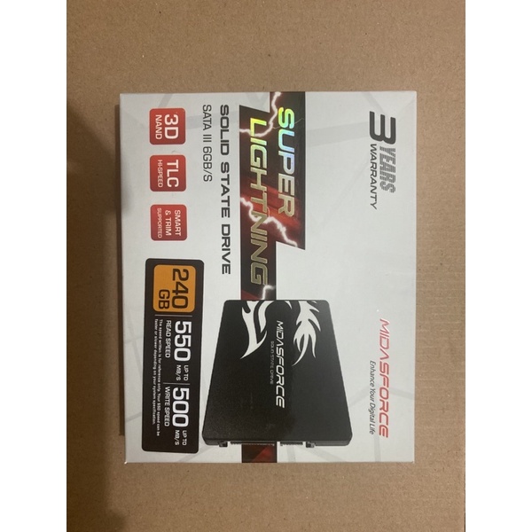 SSD SATA III 240GB MIDASFORCE RESMI