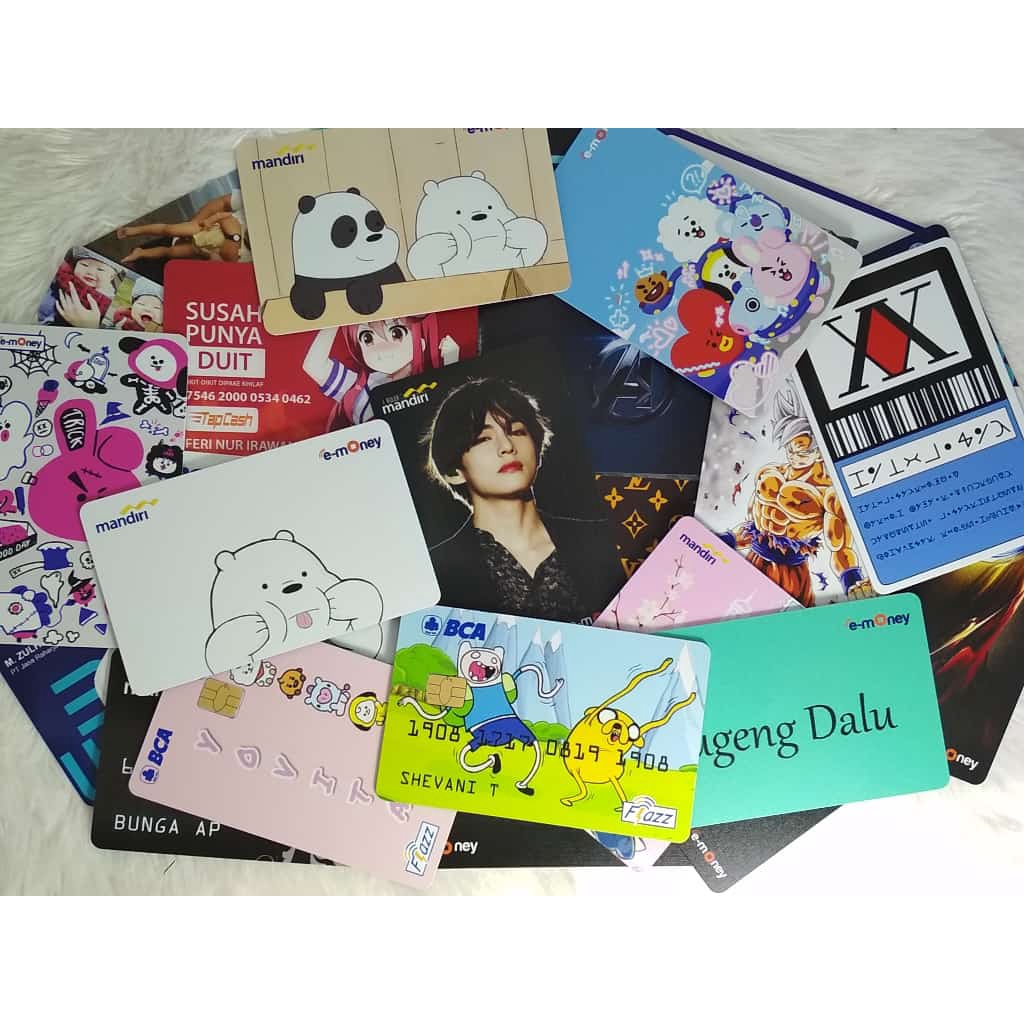 KARTU PVC CUSTOM DESIGN ID CARD BUMN TERBARU GARUDA BAHAN PVC - 2 SISI