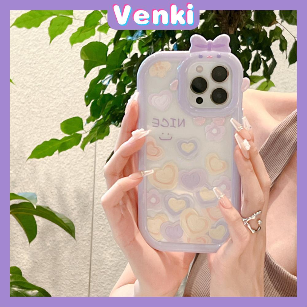 iPhone Case Silicone Soft Case Clear Case Airbag Shockproof Protection Camera Shiny Hand Feel Purple Heart Compatible For iPhone 11 Pro Max 13 Pro Max 12 Pro Max 7Plus xr XS Max