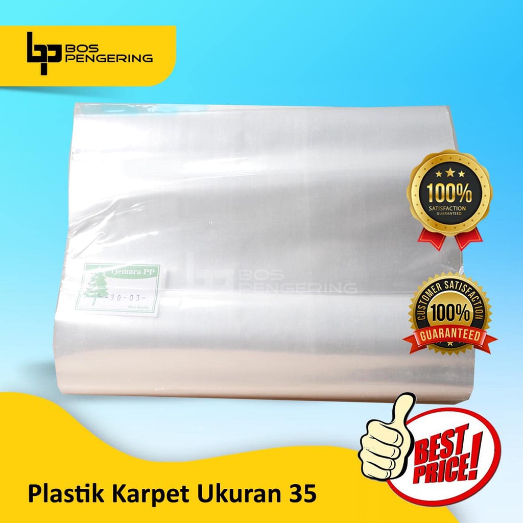 Plastik Packing Karpet - Plastik Roll Karpet Laundry  35 cm 3 kg Kualitas Terbaik