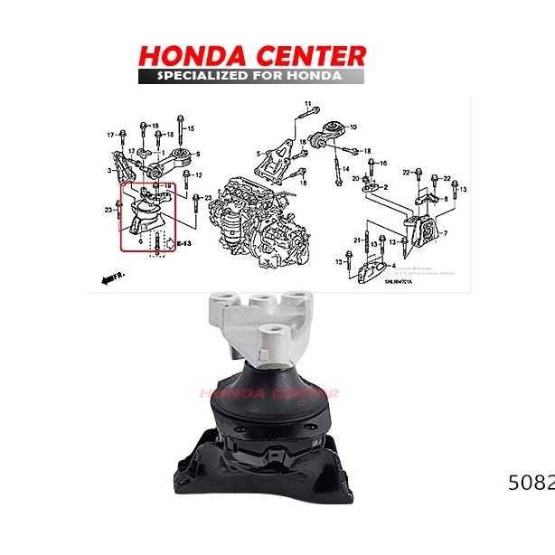 engine mounting gantungan mesin pangkuan mesin kanan civic fd 2006 2007 2008 2009 2010 2011 1800cc 2000cc 50820-SNB 50820-SNG