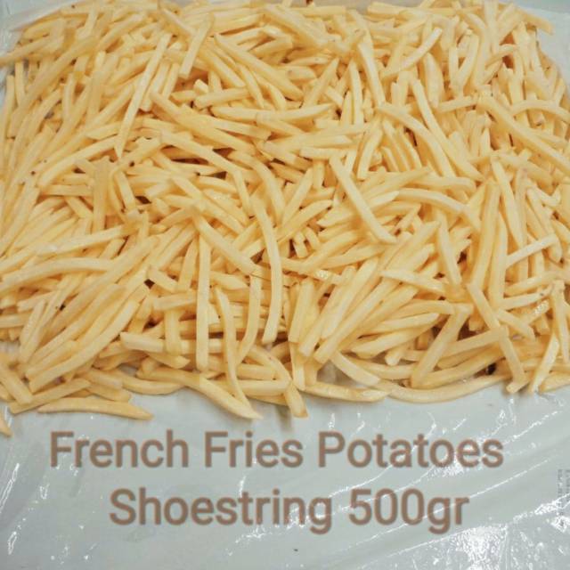 

Kentang Beku Shoestring 500gr / kentang goreng Beku Shoestring 500gr