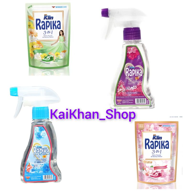 RAPIKA Pelicin Pakaian [ Pouch 250ml / Botol 250ml ]