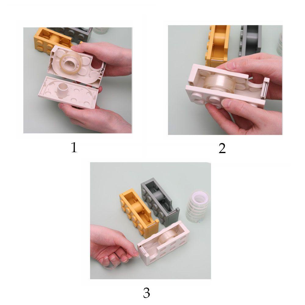 R-flower Holder Tape Box Mainan Anak Dispenser Alat Tulis Kantor Perlengkapan Sekolah Sealing