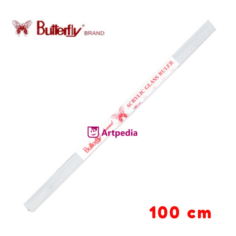 

Penggaris Butterfly 100cm / Butterfly Acrylic Glass Ruler 100 cm - Penggaris Panjang 100cm Terlaris