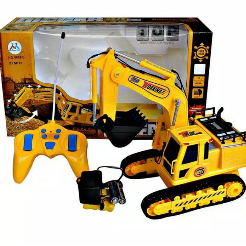 Rc Excavator Digger Mainan Anak Remote Control