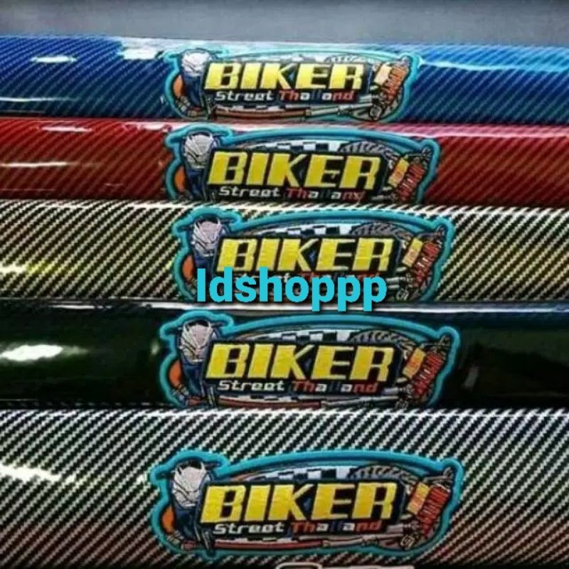 Sarung jok kulit jok biker karbon thailand kain kulit jok kevlar - cover sarung jok biker