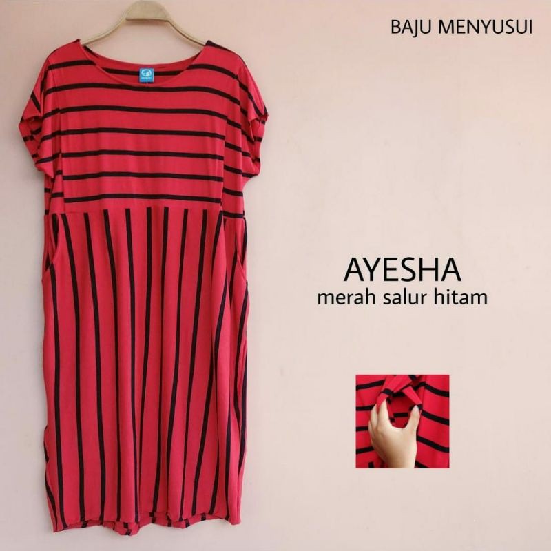 MAMIGAYA Nursing Wear - Ayesha  Baju Menyusui Kaos Menyusui