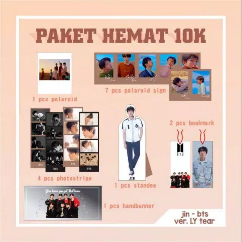 PAKET HEMAT 10K BTS Light || PERSONA || LOVE YOURSELF