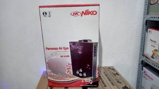 Water heater gas lpg NIKO LED NK6LDN