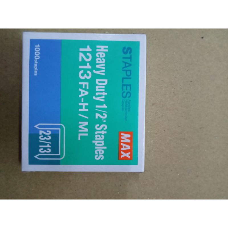 

Isi Staples MAX 1213 FA H)ML 23/13