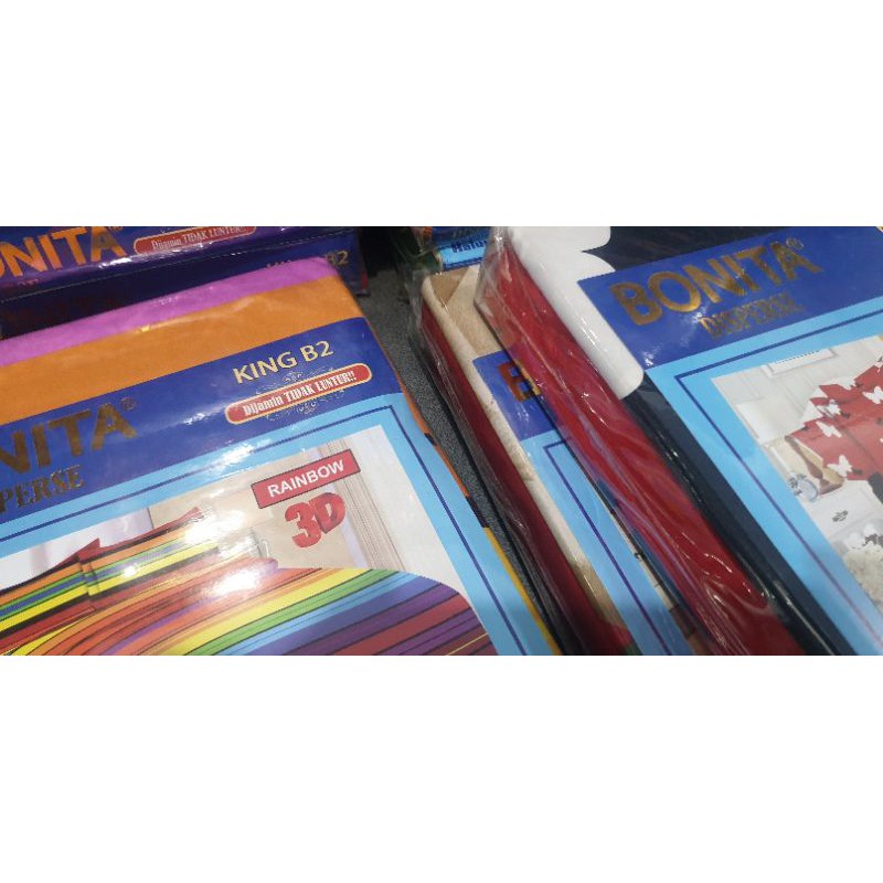 Sprei Bonita Bantal Dua Guling Dua 160 x 200 / Sprei Bonita king B2 / Bonita Disperse