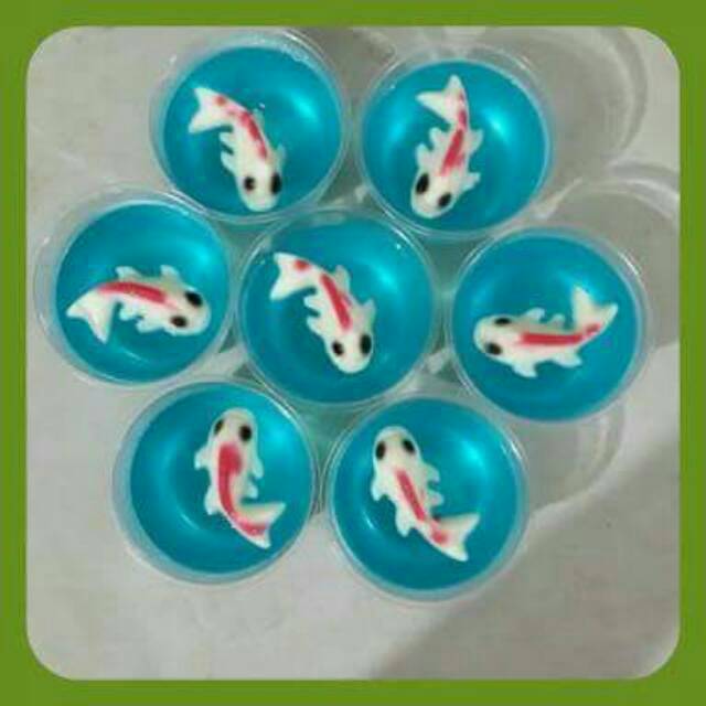 Cetakan Coklat Puding Ikan Koi Baby Mini Isi 12 Shopee Indonesia