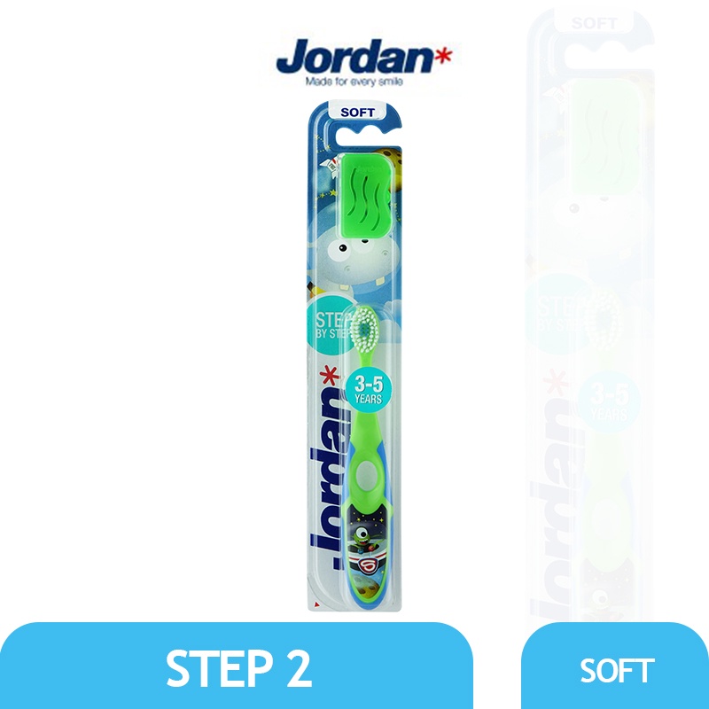 Jordan Sikat Gigi Anak / Jordan Toothbrush / Step 1 / Step 2 / Step 3 / Dewasa