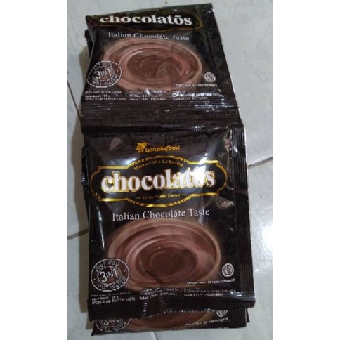 

CHOCOLATOS DRINK COKLAT / MATCHA 1 RENTENG ISI 10 SACHET