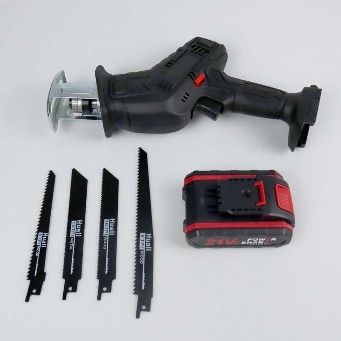 Gergaji Mesin Batrei Charger Mini Reciprocating Saw 2800RPM 21V YJ08