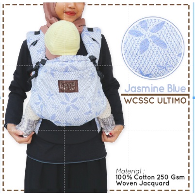 Cuddle Me WCSSC Jacquard ULTIMO Gendongan Cuddleme [FREE Kaos Anak] Bayi Super Lengkap 0-3,5 Tahun