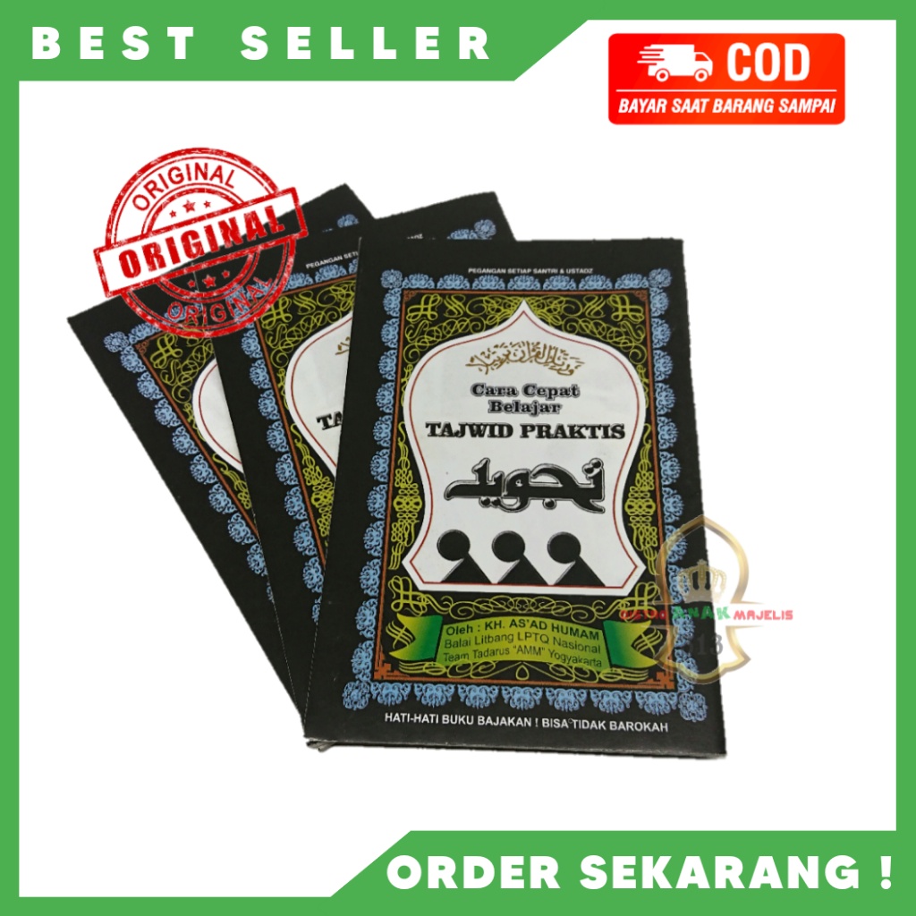 Buku Tajwid Praktis / Buku Efektif Belajar Tajwid / Buku Tajwid Mudah