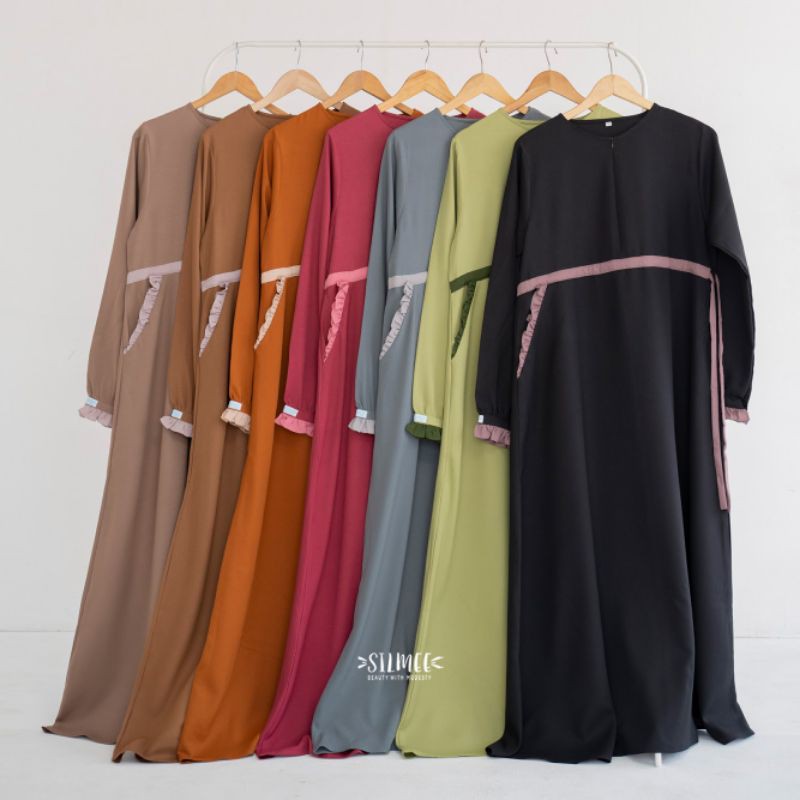 Gava Dress dan Elvira Khimar by Silmee Indonesia