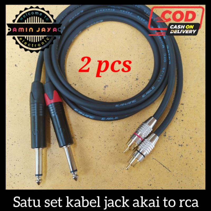 Satu set jack rca to akai product berkualitas