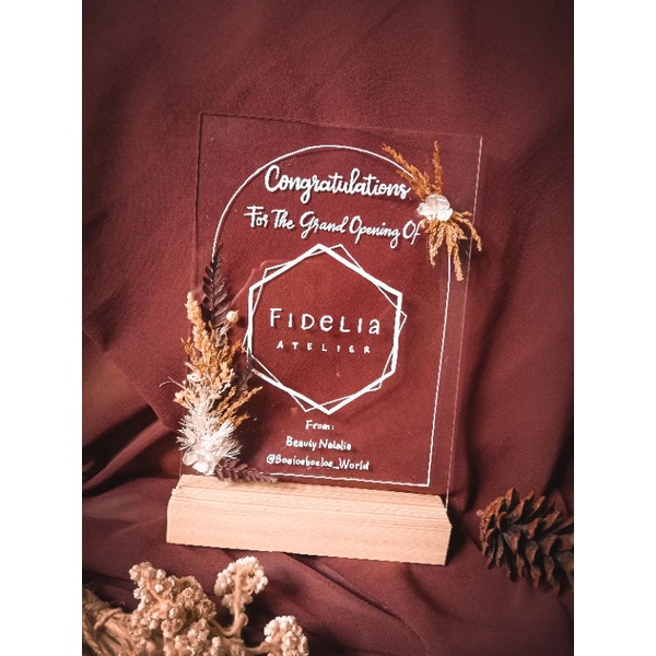 plakat aesthetic plakat terima kasih congratulations penghargaan   / gift opening toko / gift congra